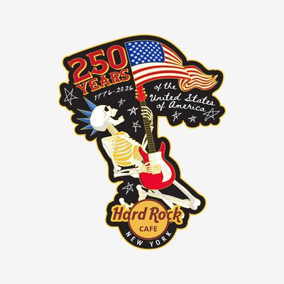 Limited Edition USA 250th Jamming Skeleton Pin